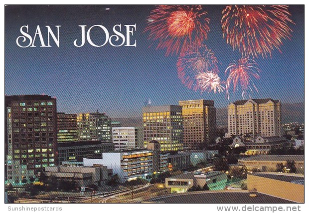 The Fairmont Hotel Dominates The Skyline Of Downtown San Jose California 2005 - San Jose