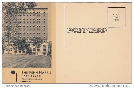 Franklin Moore President The Penn Harris Hotel Harrisburg Pennsylvania - Harrisburg