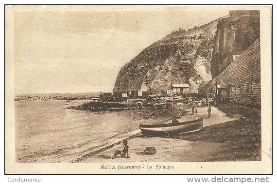 Meta- Sorrento(Napoli)-La Spiaggia-1935 - Napoli