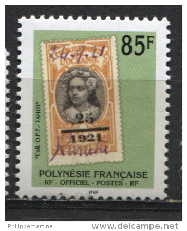 Polynésie Française 1997 - Service YT 28** - Service
