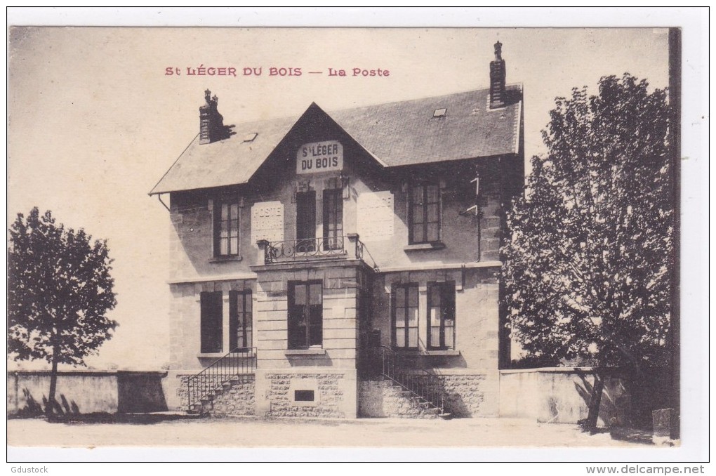 Saint-Léger-du-Bois - La Poste - Autres & Non Classés