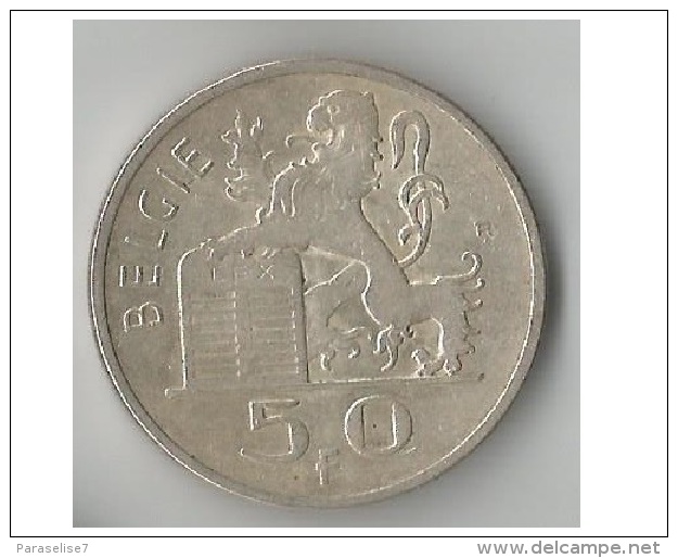 BELGIQUE 50 FRANCS 1951 ARGENT - 50 Francs