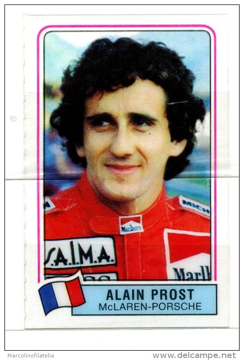 Figurines - Su Plastica  Di  ALAIN  PROST. - Personalità Sportive