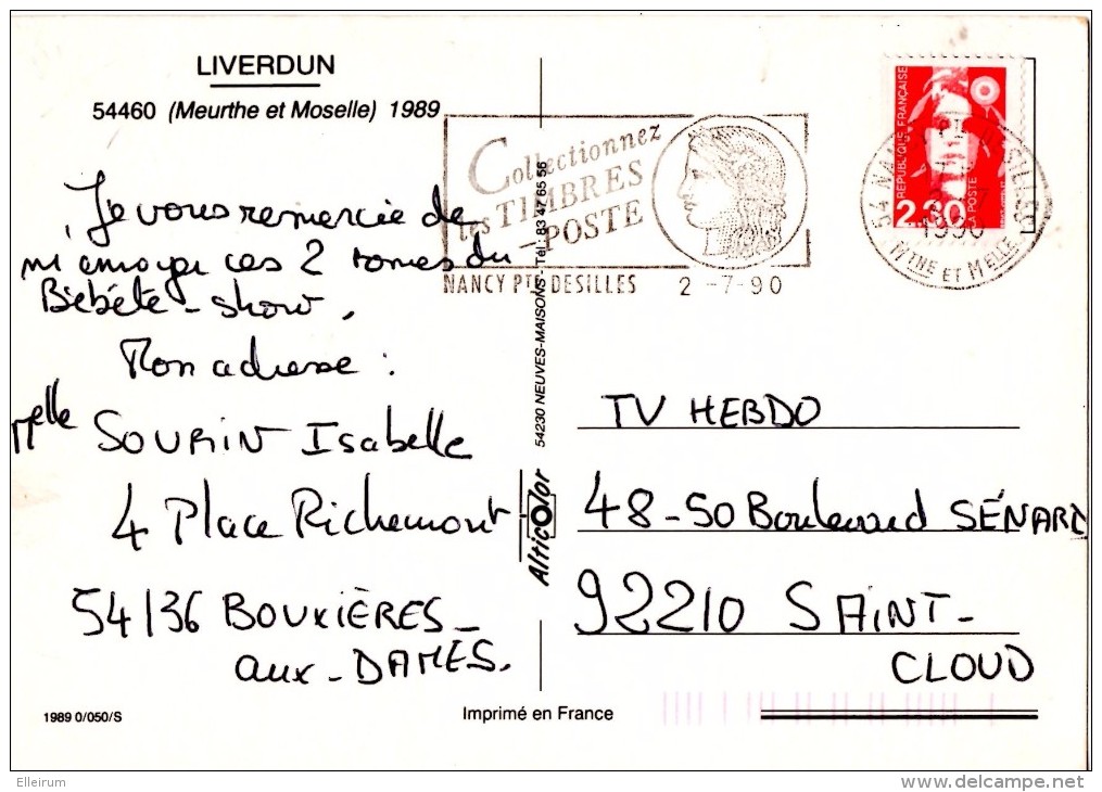 LIVERDUN (54) VUE AERIENNE. AU PREMIER PLAN LA CONSERVERIE LEREBOURG. 1990. - Liverdun