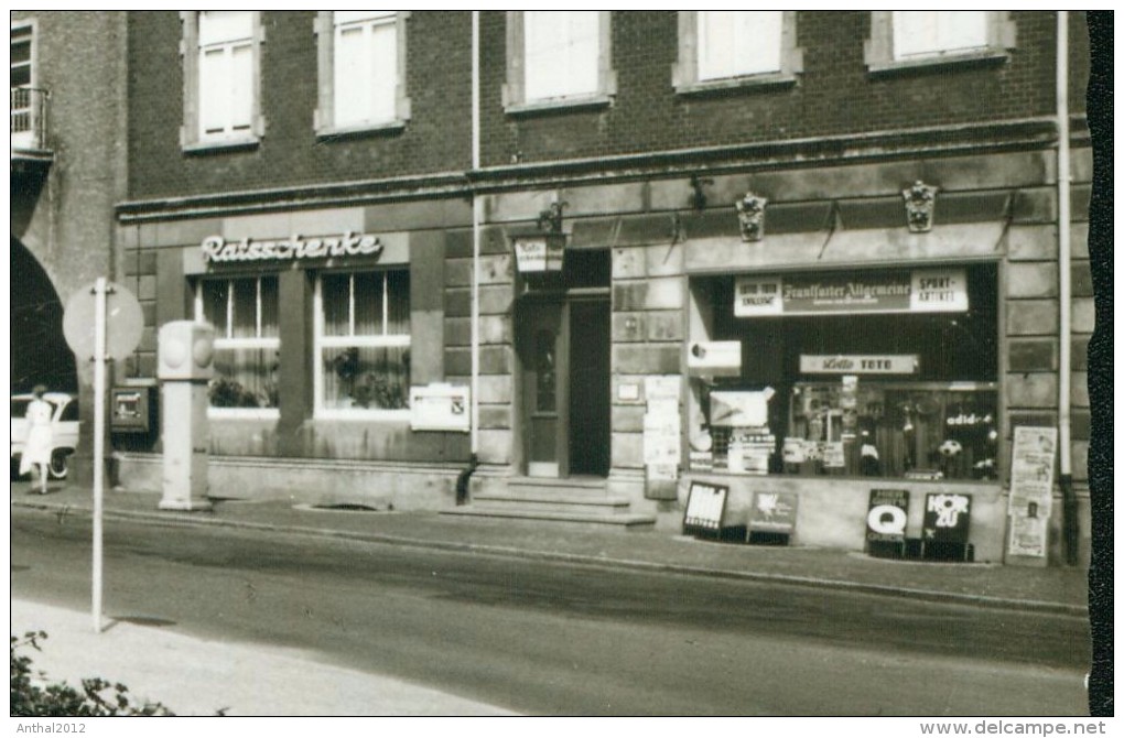 Rarität Lübbecke NRW Gaststätte Ratsschenke Geschäft Sw 9.8.1968 Kleinformat - Luebbecke