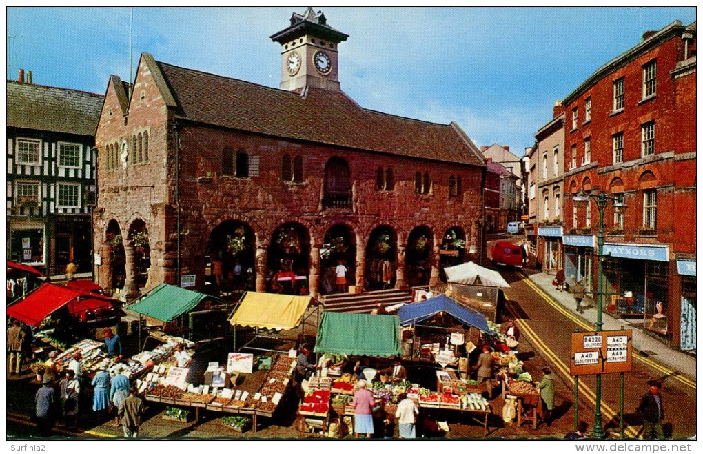 HEREFORDSHIRE - ROSS ON WYE - THE MARKET SQUARE He142 - Herefordshire