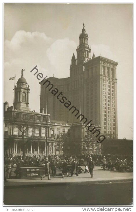 New York - Rathaus - Foto-AK Ca. 1930 - Other Monuments & Buildings