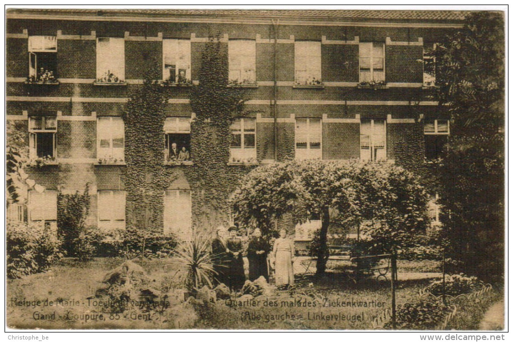 Gent, Gand, Refuge De Marie, Quartier Des Malades, Ziekenkwartier, Linkervleugel (pk24626) - Gent