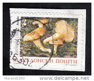 MACEDONIA, 1997, MICHEL 108, MUSHROOMS CANTHARELLUS CIBARIUS - Pilze