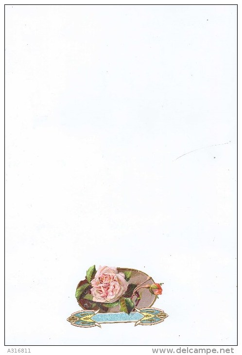 Cromo Decoupis  Tres Belle Rose - Flowers