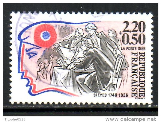FRANCE. N°2564 Oblitéré De 1989. Révolution Française/Sieyès. - Revolución Francesa