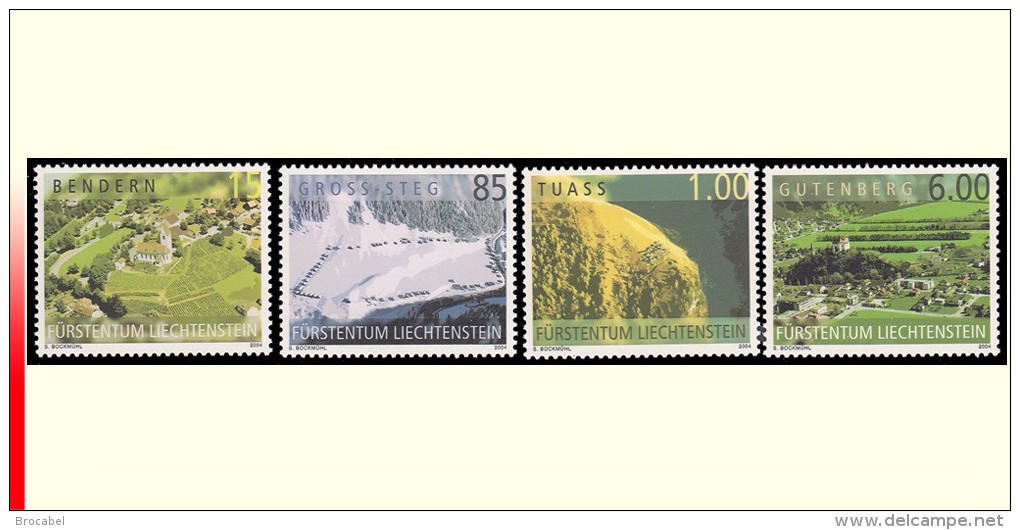 Liechtenstein 1289/92**  Série Courante  MNH - Unused Stamps