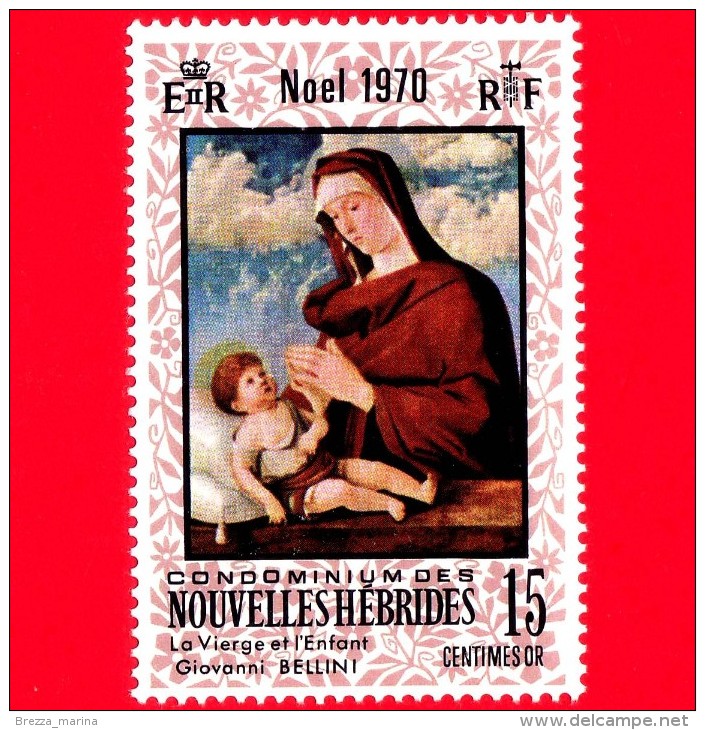 Nuovo - NUOVE EBRIDI - 1970 - Natale - Christmas - Noel - Vergine E Bambino - Dipinto Di Giovanni Bellini - 15 - Neufs