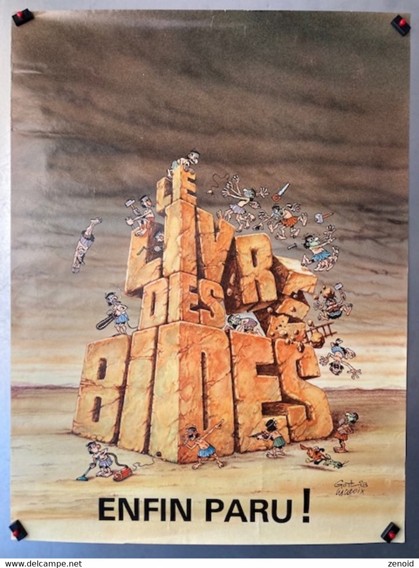 Affiche Pub. LE LIVRE DES BIDES - Ill. Gotlib - 1982 - Gotlib