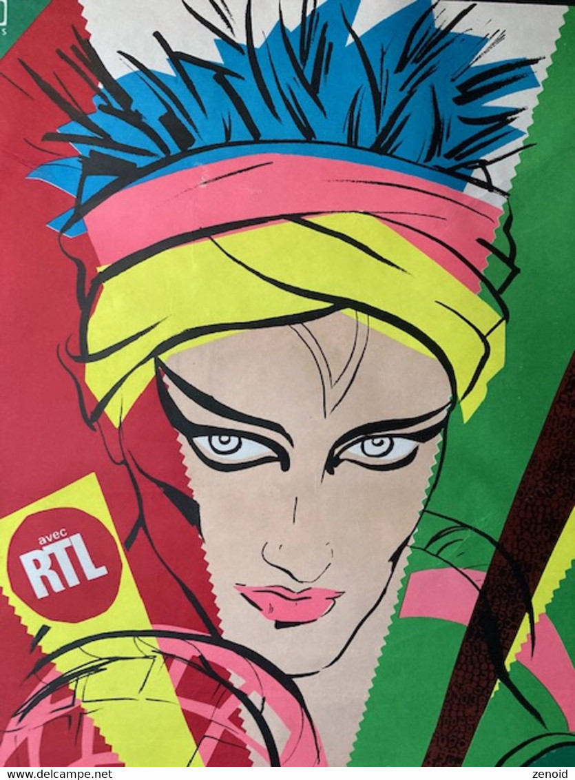 Affiche Originale Concert De NINA HAGEN - 1983 - Ill. Werner - Manifesti & Poster