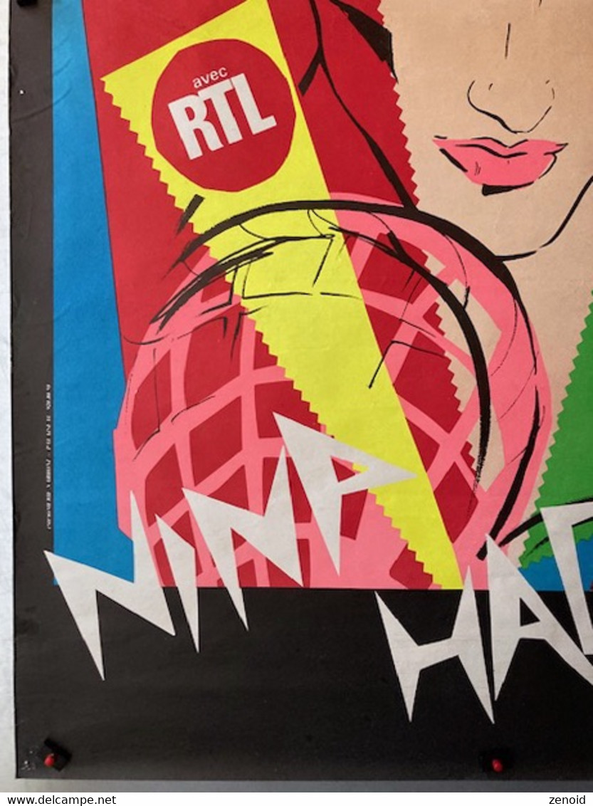 Affiche Originale Concert De NINA HAGEN - 1983 - Ill. Werner - Affiches & Posters