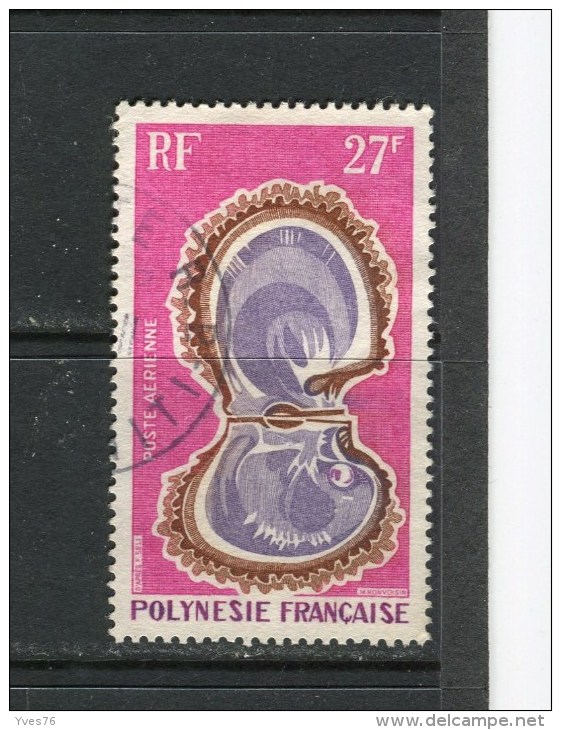 POLYNESIE FRANCAISE - Y&T Poste Aérienne N° 37° - Huitre Perlière - Used Stamps