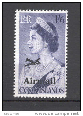 Cook Islands 1966 Airmail Overprints - Queen Elizabeth II MNH (R0195) - Cook Islands