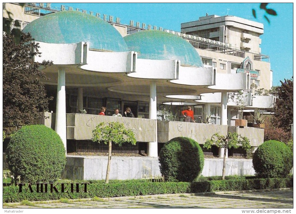 Uzbekistan -  Tashkent - Cafe Blue Cupolas - Printed 1988 - Uzbekistán