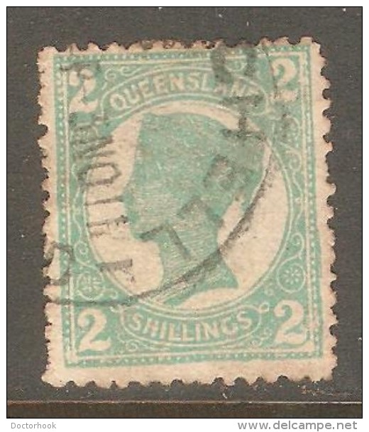 QUEENSLAND  Scott  # 140  VF USED - Oblitérés