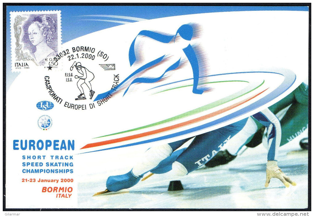 ITALY BORMIO (SO) 2000 - EUROPEAN SHORT TRACK SPEED SKATING CHAMPIONSHIPS - MAXIMUM - Inverno