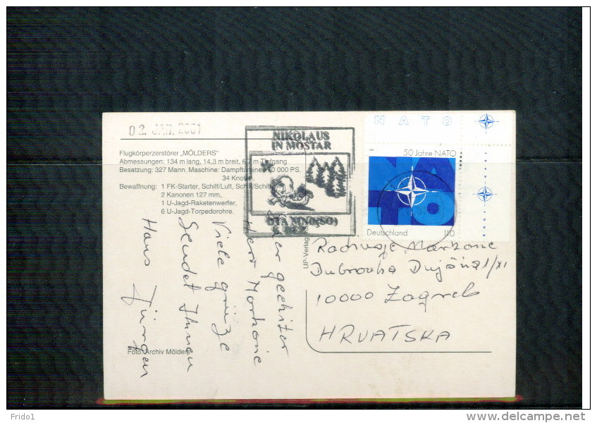 Jugoslawien / Yugoslavia / Yougoslavie Military Postcard - Cartas & Documentos