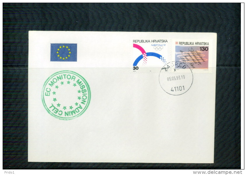 Jugoslawien / Yugoslavia / Yougoslavie EC Monitor Mission Letter - Cartas & Documentos