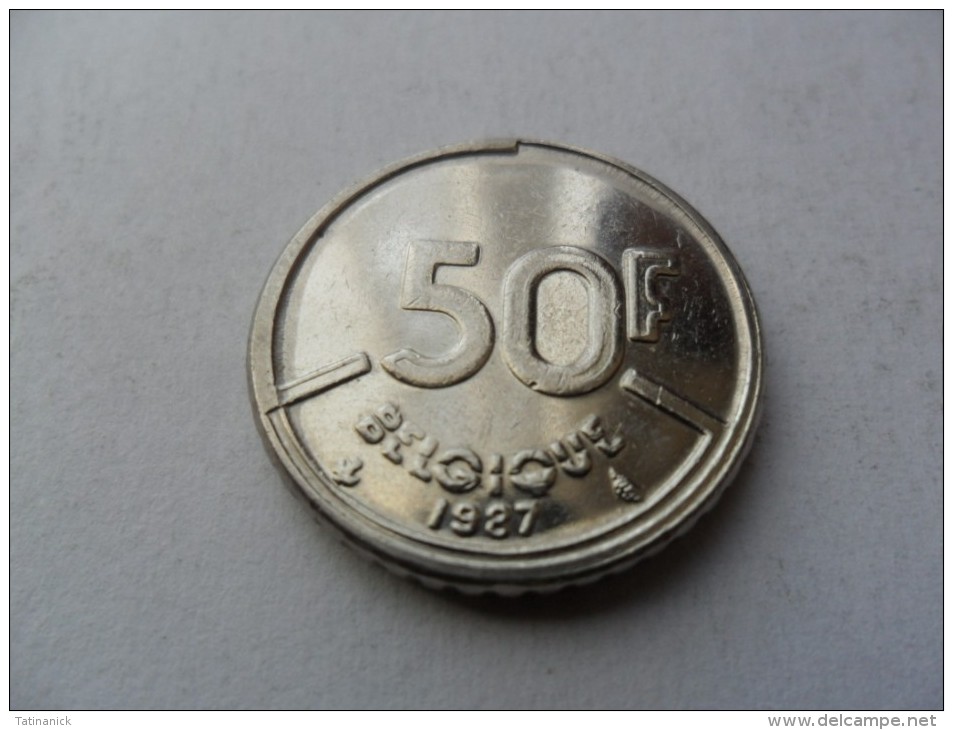 50 Francs 1987 Baudouin 1er En Français - 50 Francs