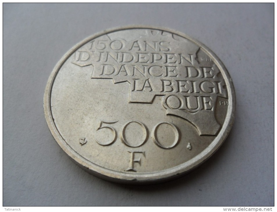 500 Francs 150 Ans De L'indépendance De La Belgique En Français 1980 - 500 Frank