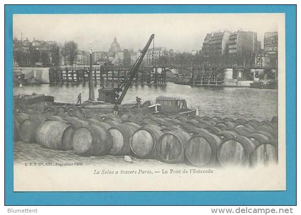 CPA Série LA SEINE A TRAVERS PARIS - Le Pont De L'Estacade - Le Anse Della Senna