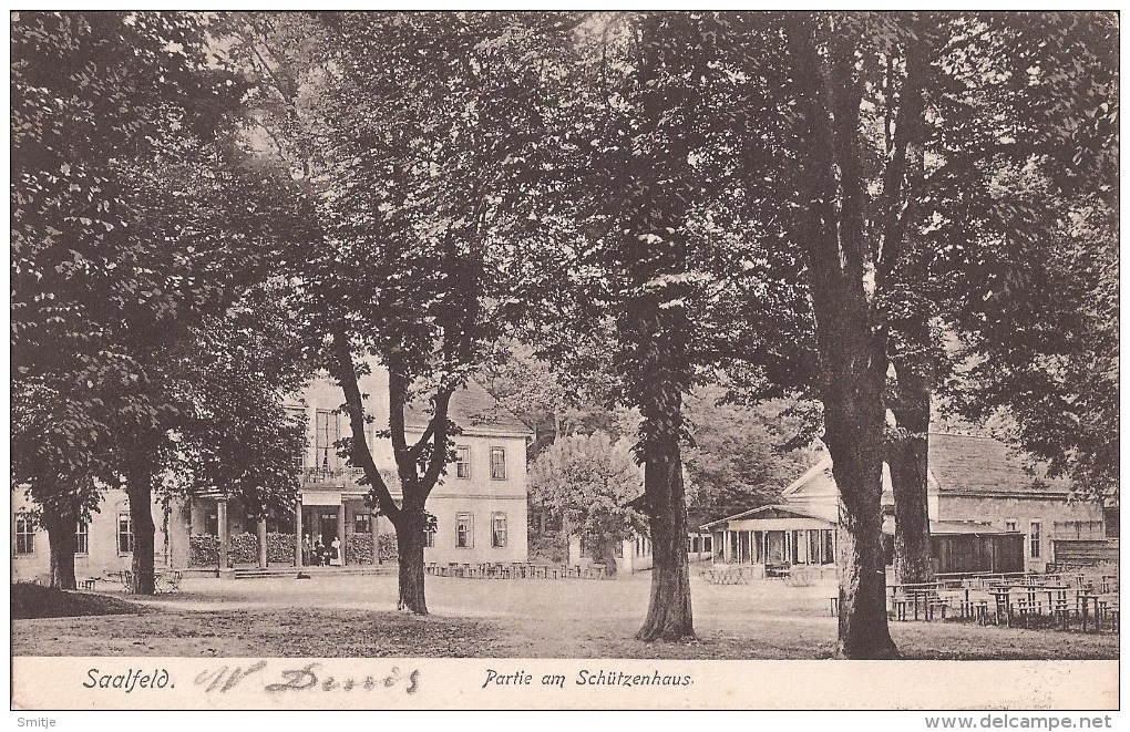 Saalfeld - 1906 - Partie Am Schützenhaus - 2 Scans - Saalfeld