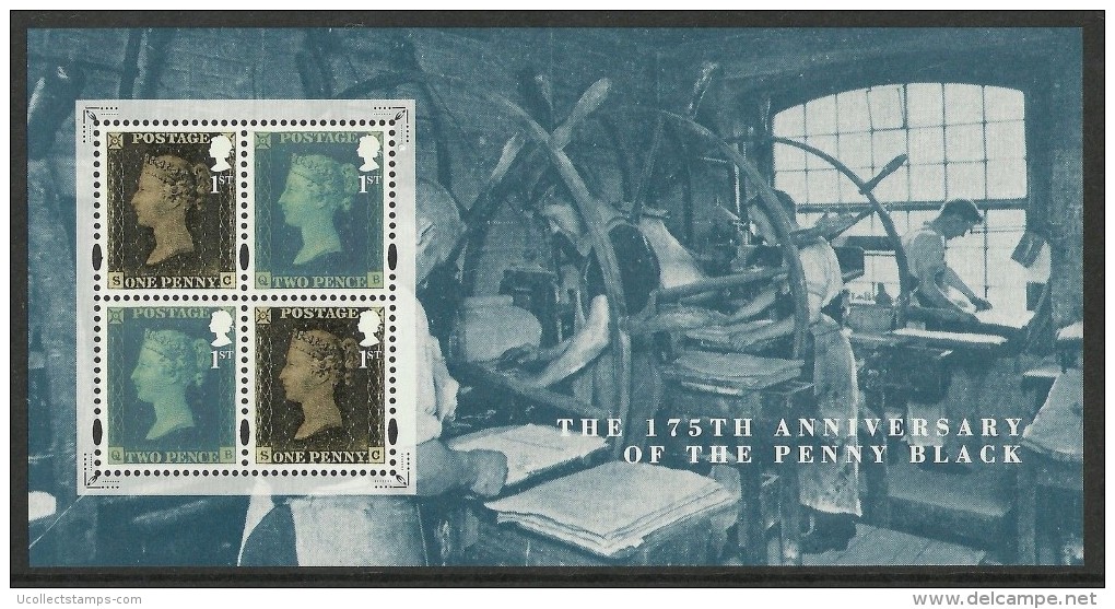 Great Britan  2015  175jr Penney Black  Blok-m/s          Postfris/mnh/neuf - Neufs