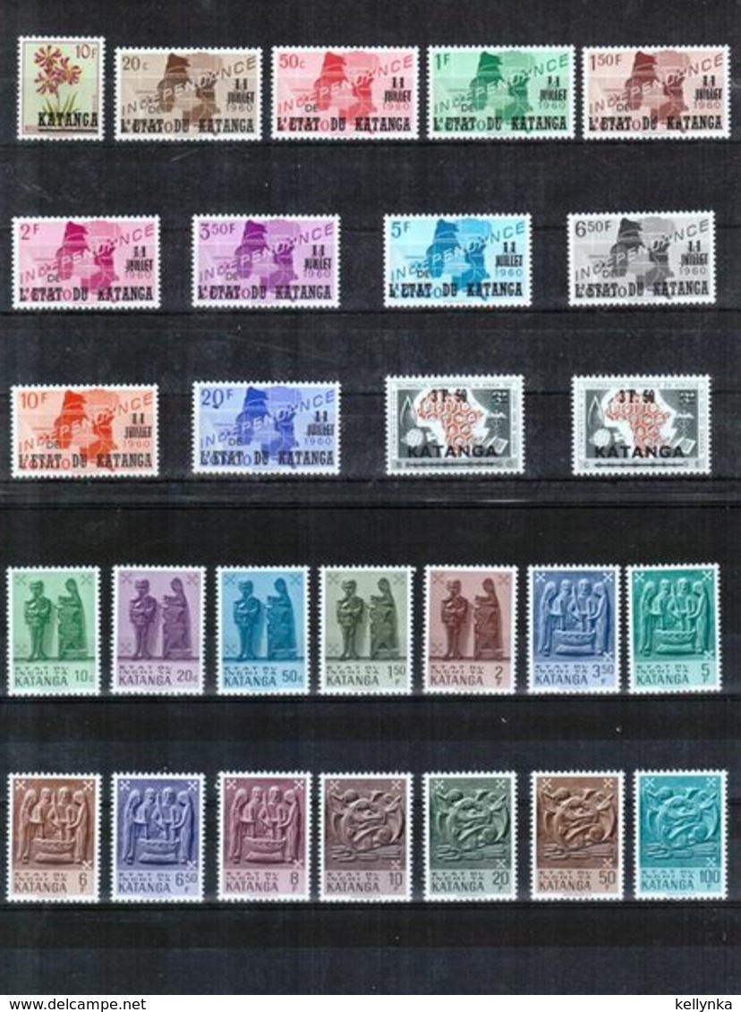 Katanga - 1/81 - Full Set - 1960/61 - MNH - Katanga