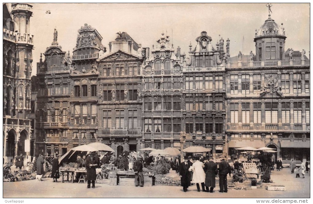 02405 "BRUXELLES - MAISON DES CORPORATIONS"  ANIMATA, MERCATO.  SPED. 1964 - Monumenti, Edifici