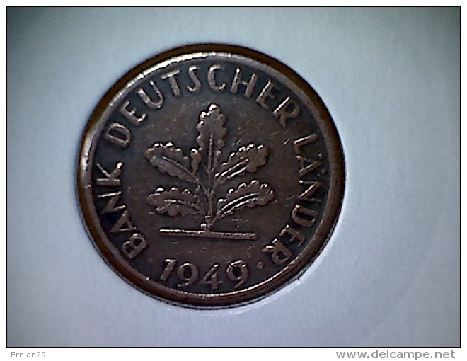 Allemagne 1 Pfennig 1949 D - 1 Reichspfennig