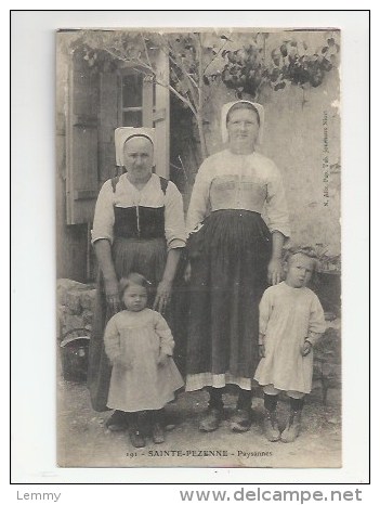 79 - SAINTE-PEZENNE - PAYSANES - DE MÈRE EN FILLE… 1905 - - ED. ALIX, NIORT - Coulonges-sur-l'Autize