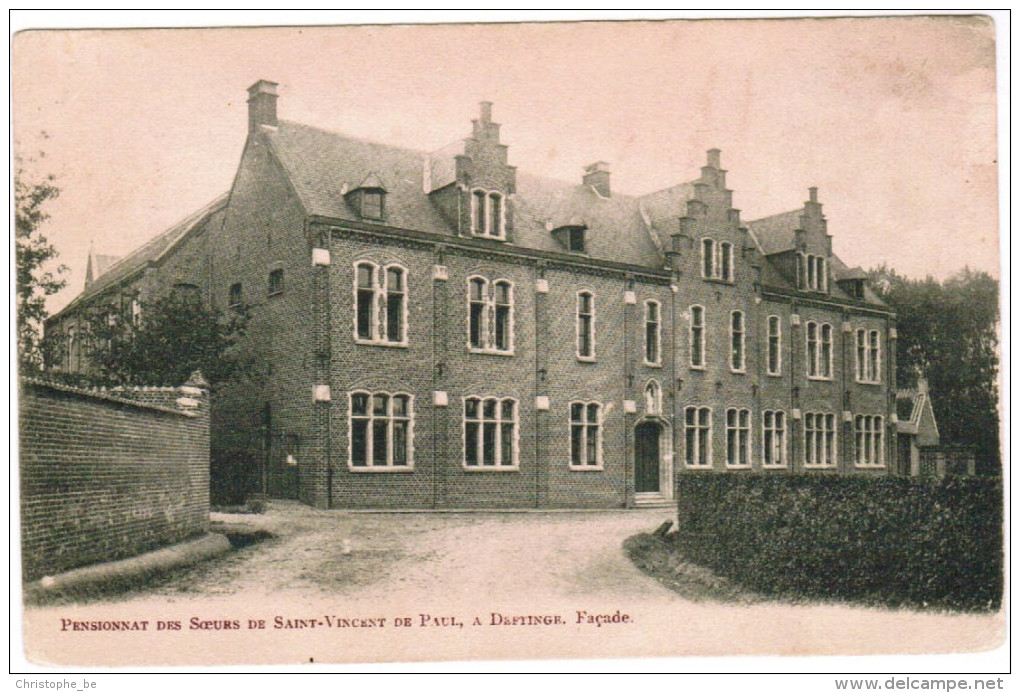 Pensionnat Des Soeurs De Saint Vincent De Paul A Deftinge, Façade (pk24663) - Lierde