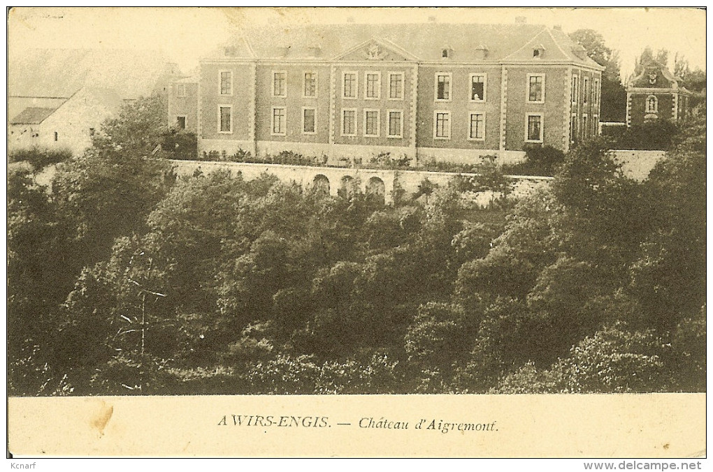 CP De ENGIS-AWIRS " Château D'Aigremont " - Engis