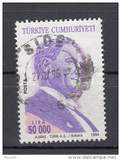 Turkije 1994 Mi Nr 3031 Atatürk - Oblitérés