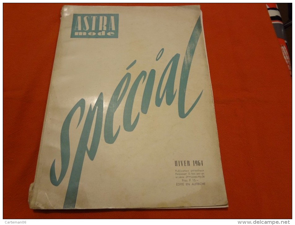 Livre - Astra Mode - Spécial Hiver 1964 - Belle Illustrations - Mode