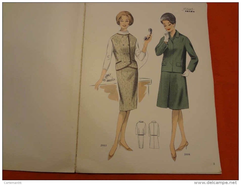 Livre - Astra Mode - Spécial Hiver 1964 - Belle Illustrations - Fashion