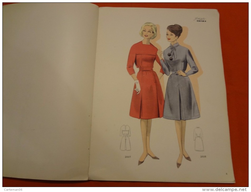 Livre - Astra Mode - Spécial Hiver 1964 - Belle Illustrations - Fashion