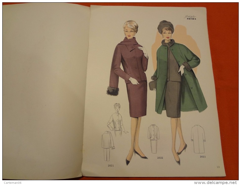 Livre - Astra Mode - Spécial Hiver 1964 - Belle illustrations