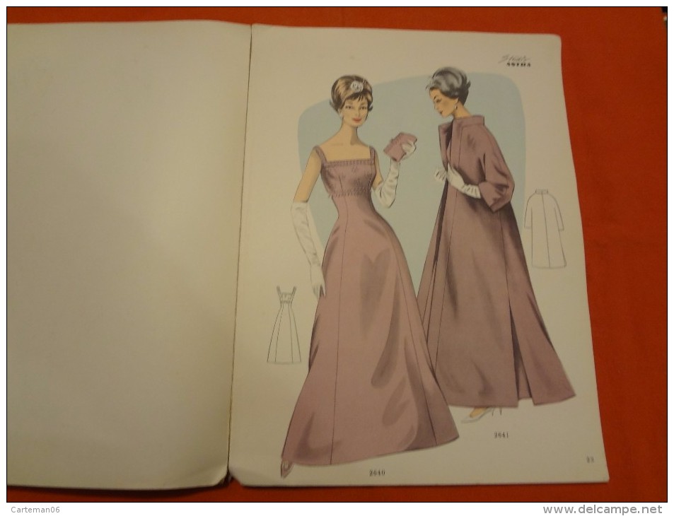 Livre - Astra Mode - Spécial Hiver 1964 - Belle illustrations