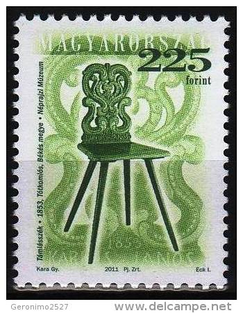 HUNGARY 2011 ART Culture ANTIQUE FURNITURE - Fine Set MNH - Ungebraucht