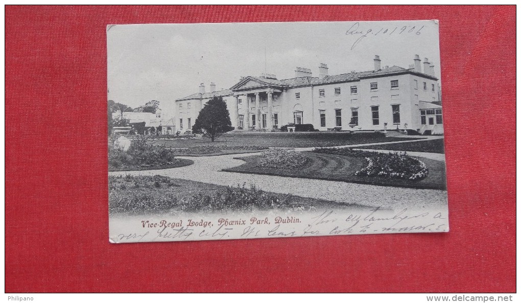 > Ireland > Dublin    Phoenix Park   Vice Regal Lodge  Has Stamp & Cancel  --ref   2005 - Dublin