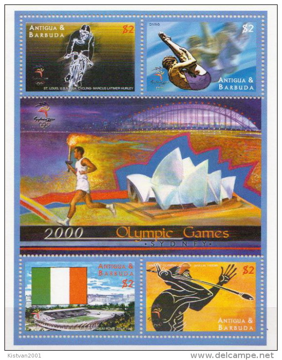 Antigua Barbuda MNH Sheetlet - Summer 2000: Sydney