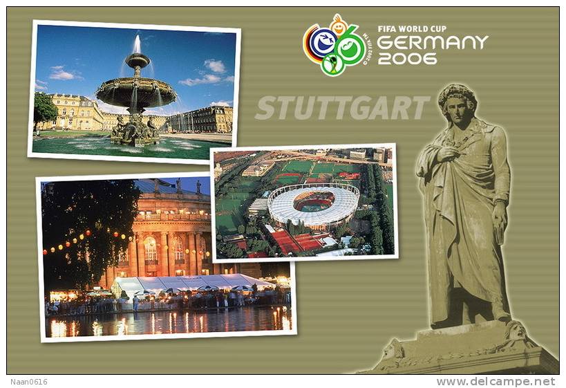 [Y38-53  ]  2006 FIFA World Cup Germany Stadium   , Postal Stationery -- Articles Postaux -- Postsache F - 2006 – Deutschland