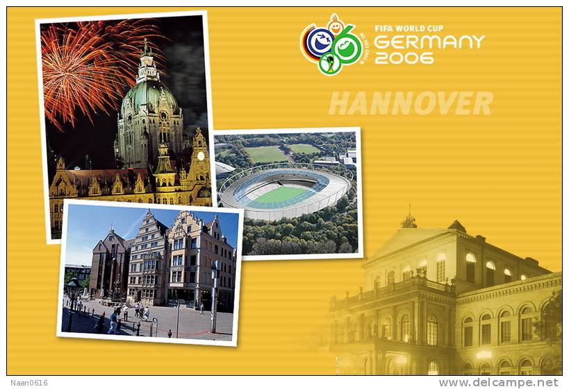 [Y38-47  ]  2006 FIFA World Cup Germany Stadium   , Postal Stationery -- Articles Postaux -- Postsache F - 2006 – Germany