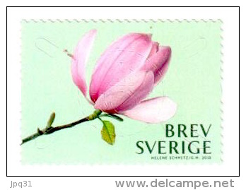 Magnolia Rose - 2015 - Avec Numéro ** - Unused Stamps